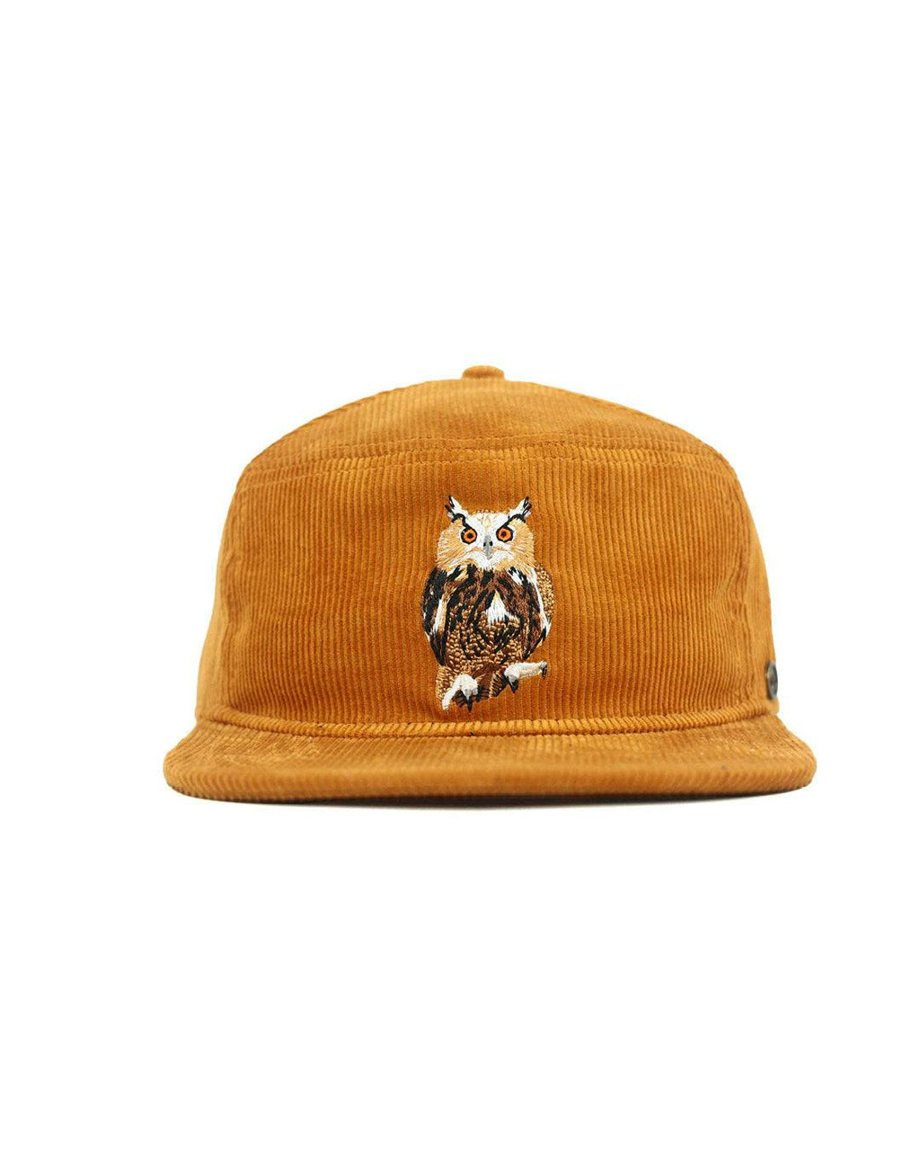 The Stash Cap - Corduroy - Mustard Owl