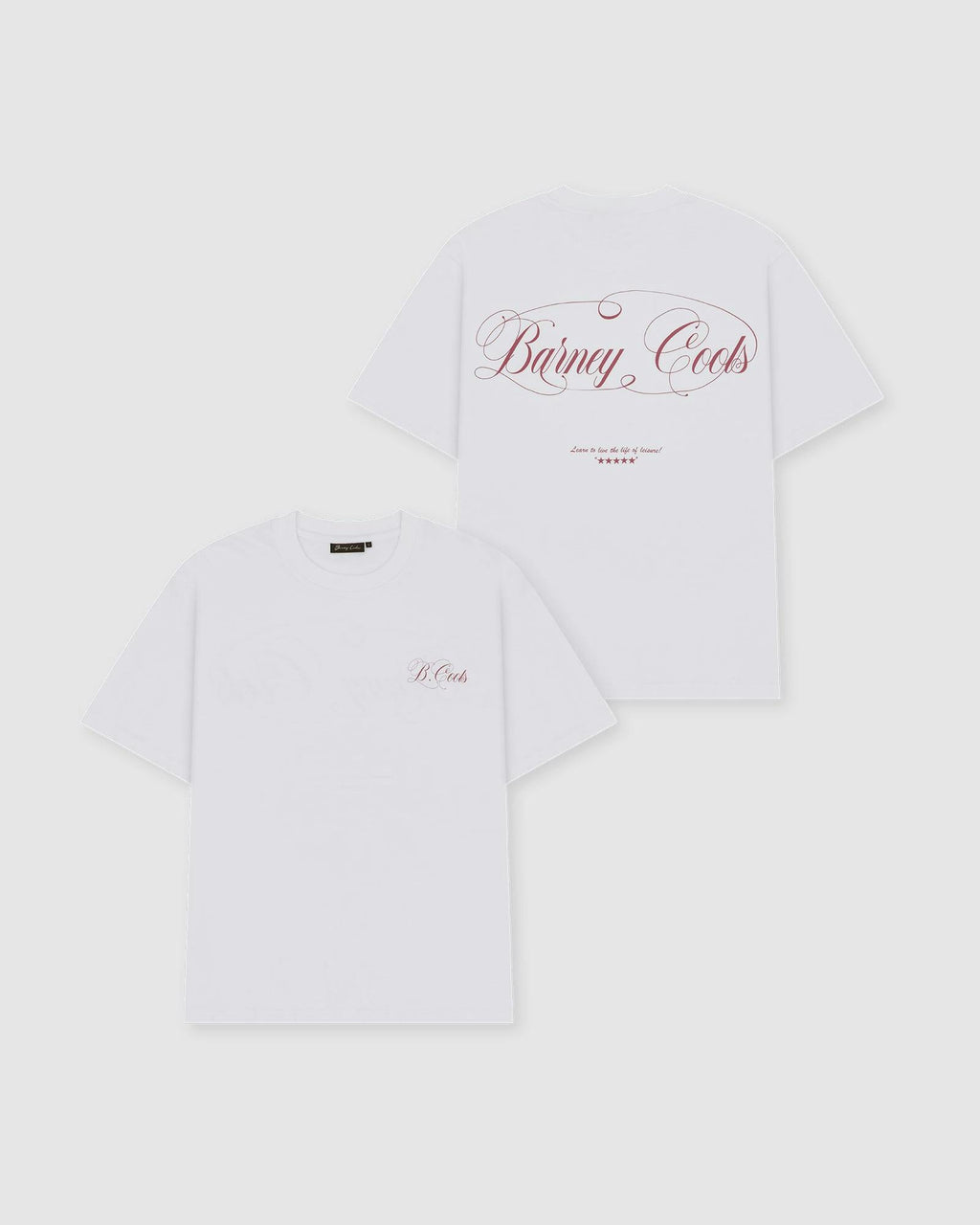 Script Crop T-shirt White