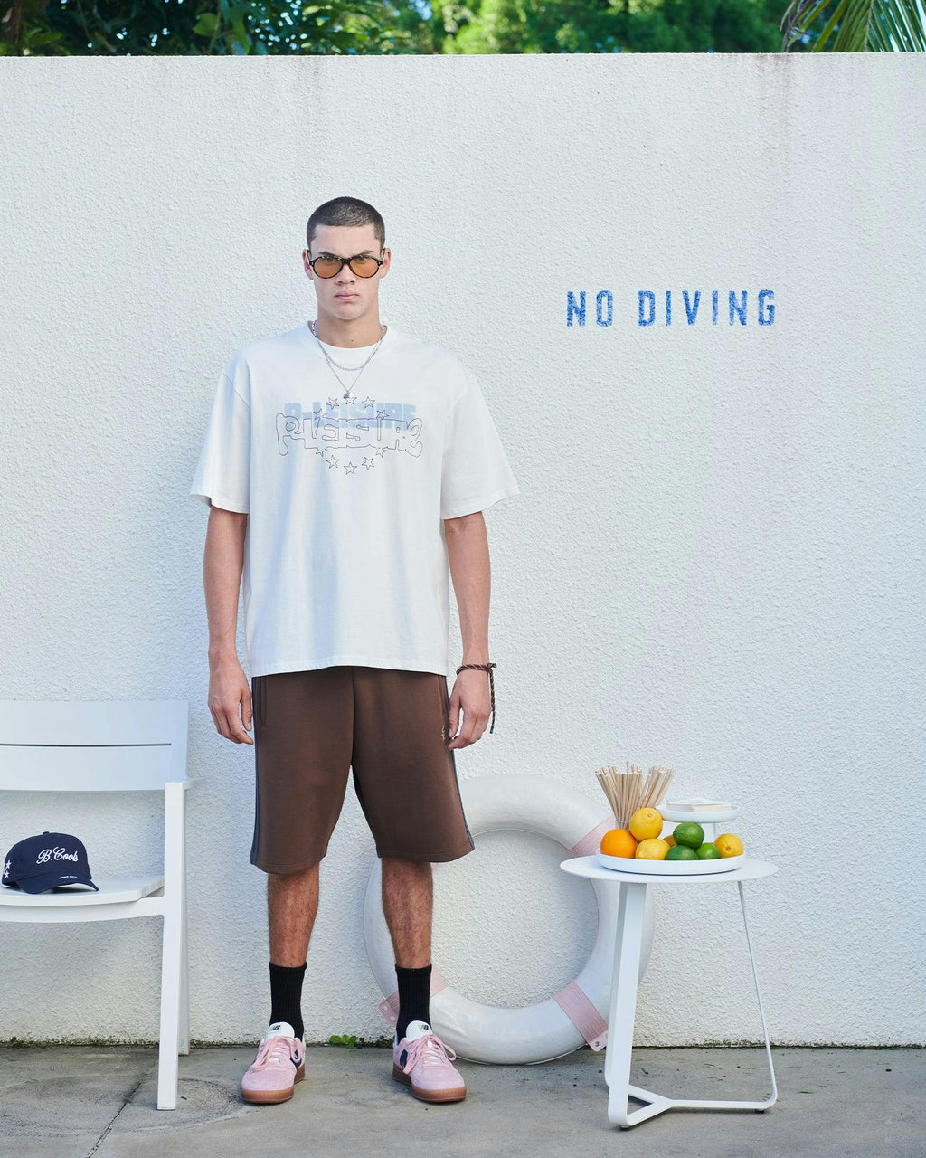p-star t-shirt white