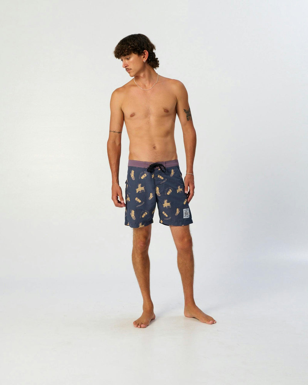 Peace Thong 17" Boardshort - Blue