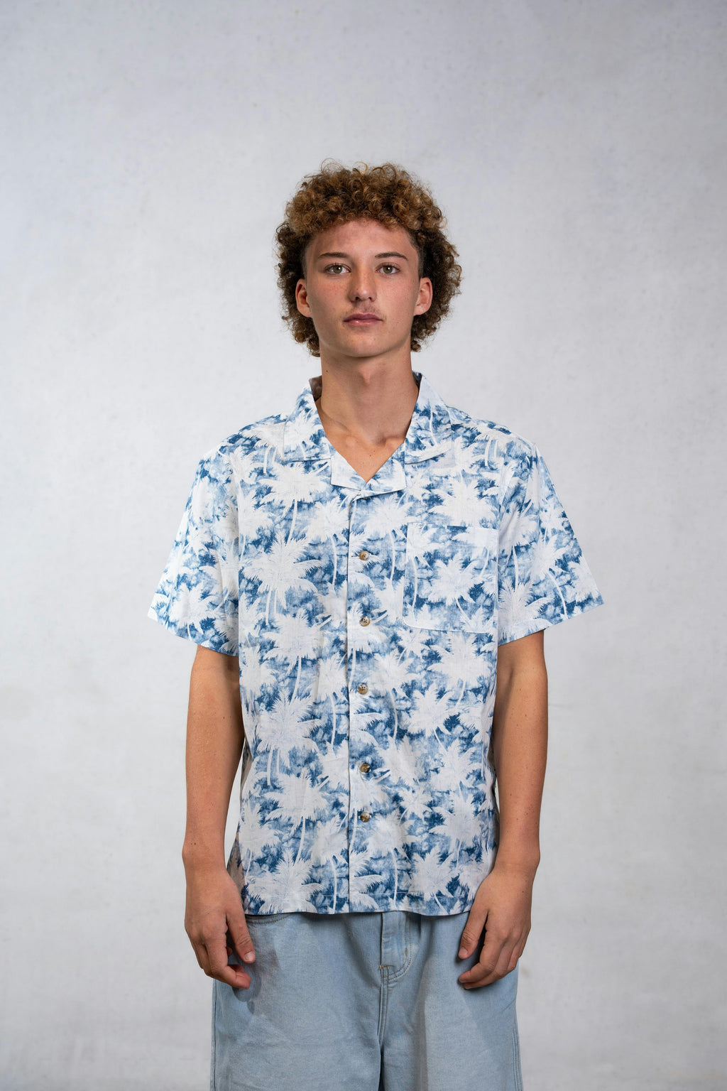 Palm Vintage Shirt - Blue