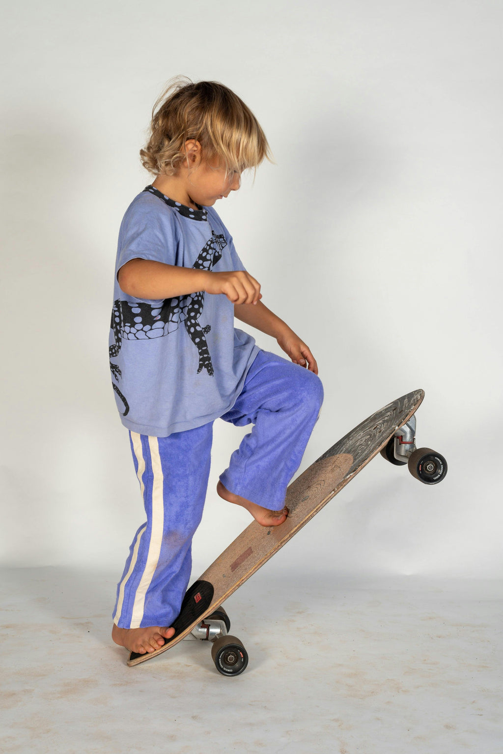 Mini Terry Pant in Lavender