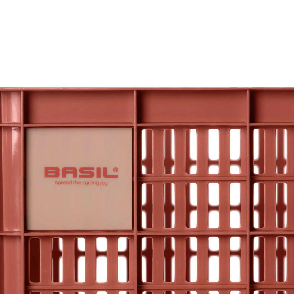 Bicycle Crate L 40L Recycled Synthetic Terra Red