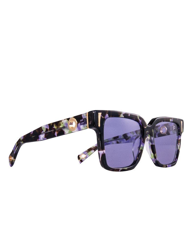 THE SOLAR FLARE Sunglasses Moondust | Polarised Purple Lenses