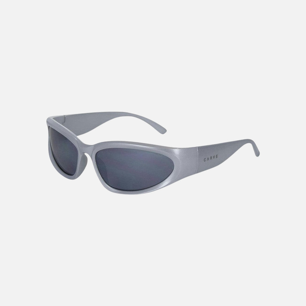 Kubix - Gloss Silver Frame with Grey Mirrored Lens