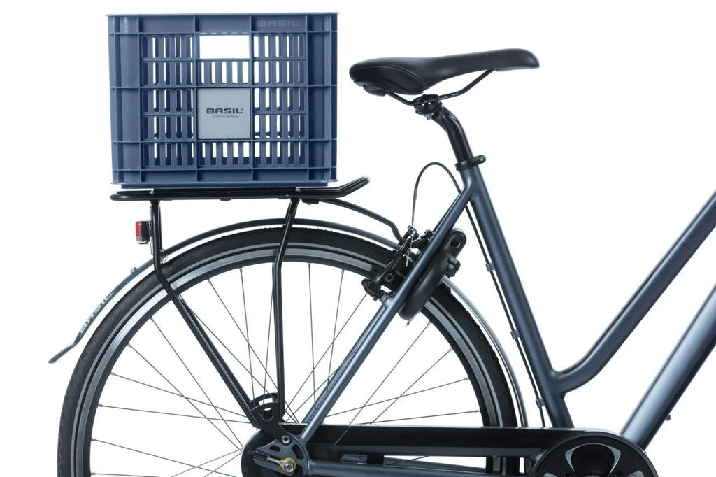Bicycle Crate Medium 29.5L Bluestone