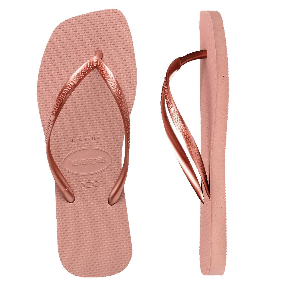 Slim Square Toe Thongs