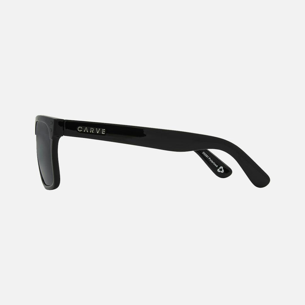 Rivals - Gloss Black Recycled Frame with Grey Polarized Lens