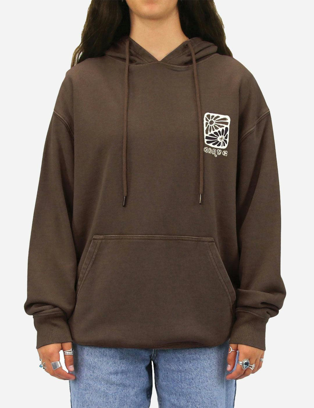 RAES - Women’s Pullover Hoodie French Terry - Chocolate