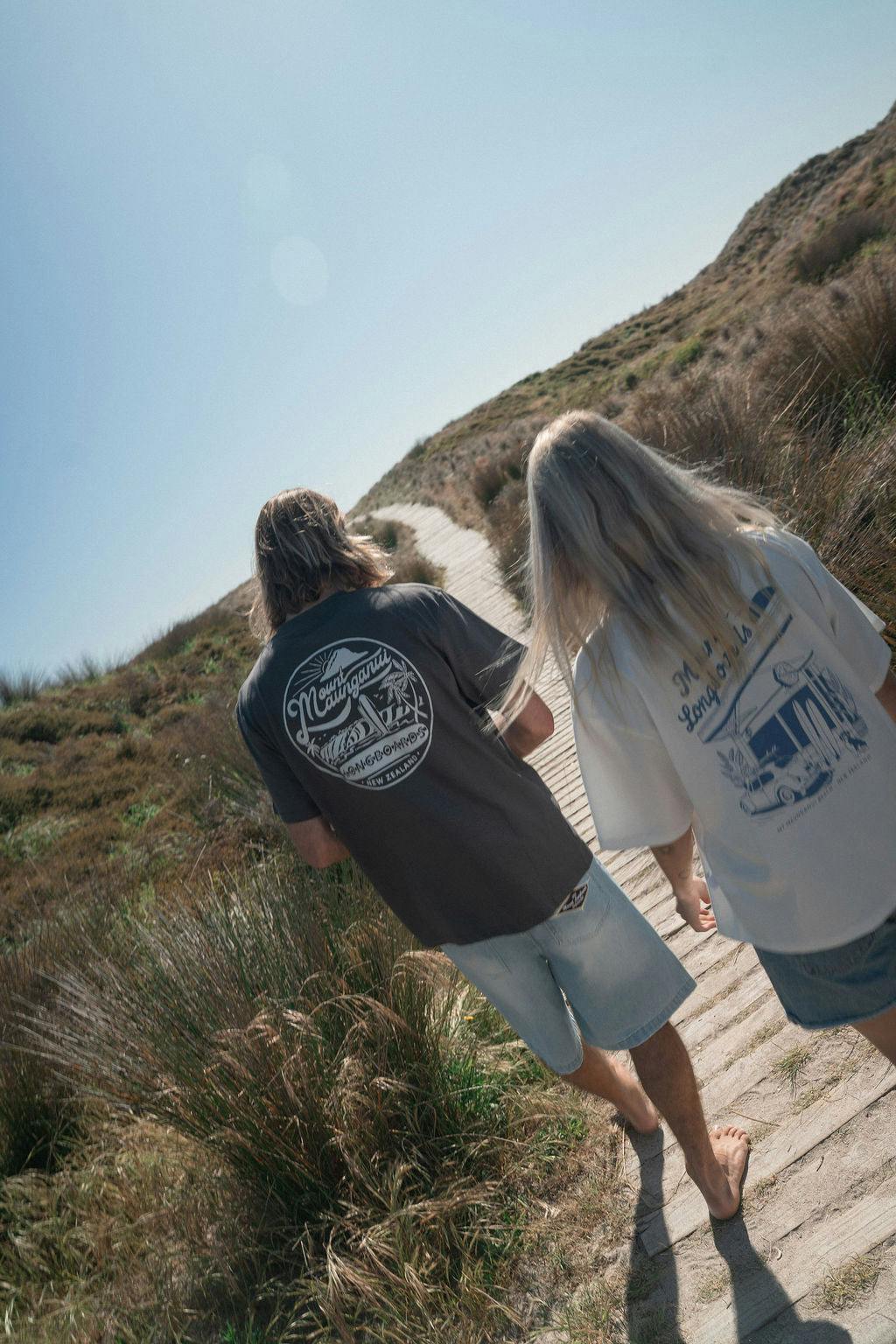 Mount Retro Tee - Storm