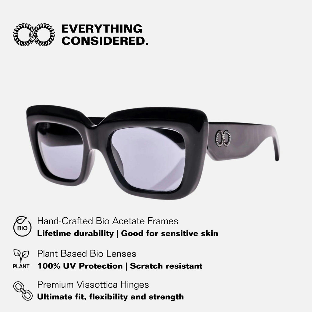SIREN Gloss Black | Grey Bio Lens