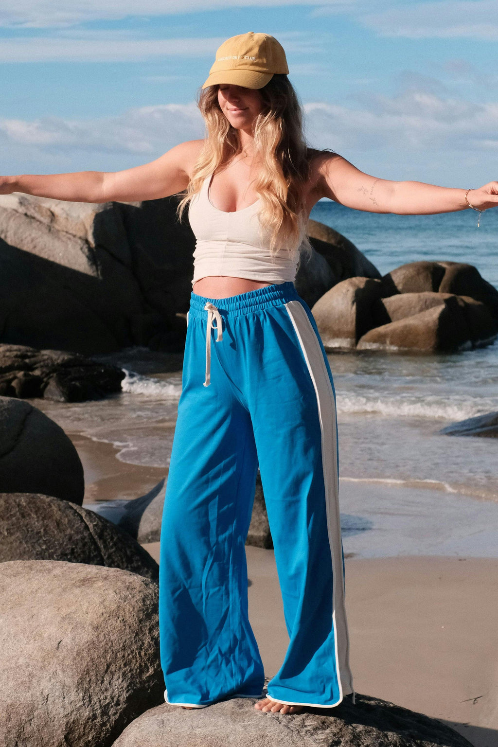 Lazy Day Retro Pants - Blue