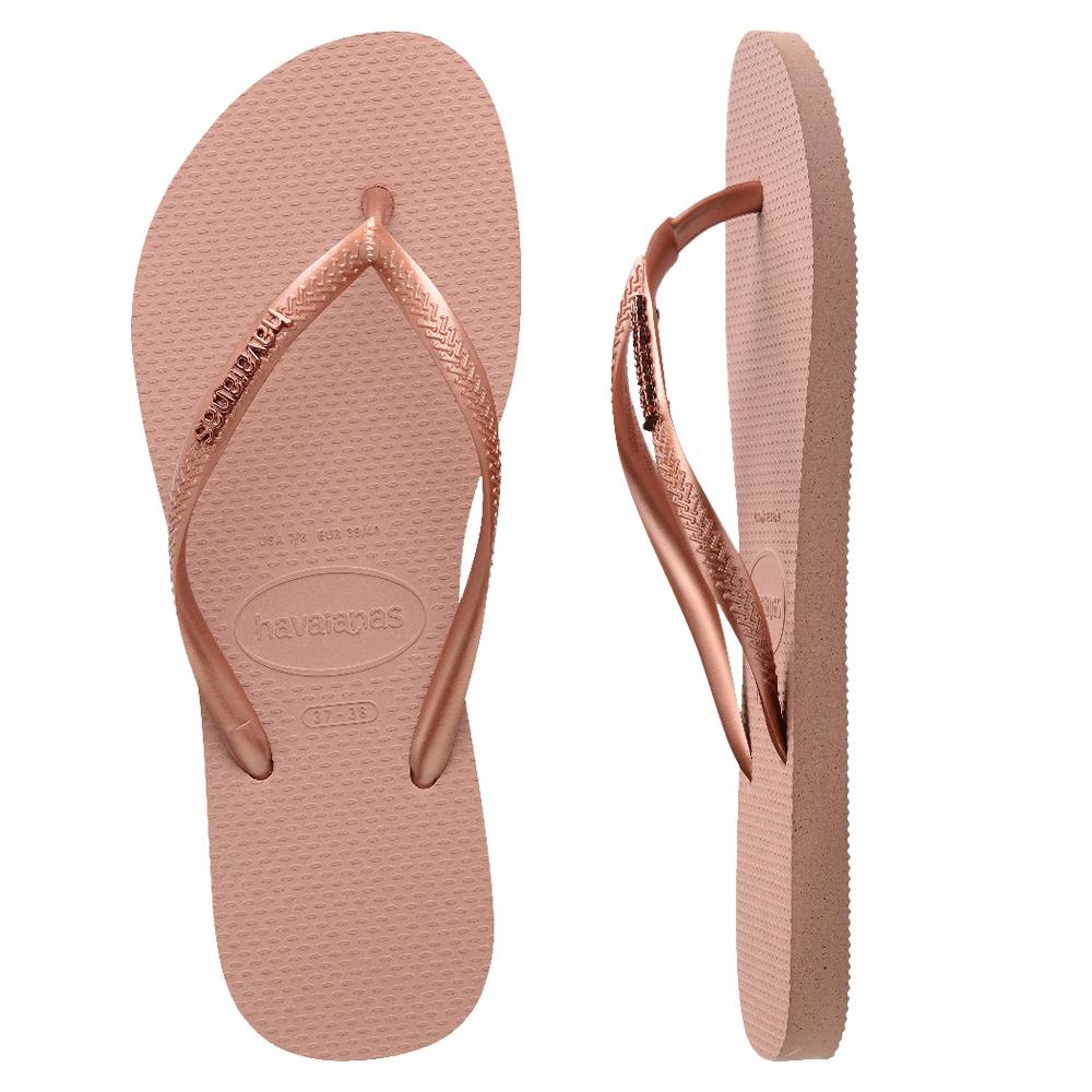 Slim Metal Logo Thongs