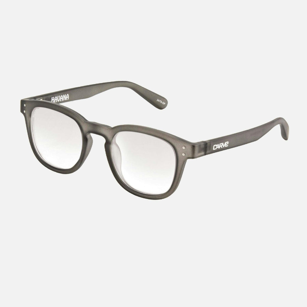 Havana - Blue Light Grey Translucent Frame Glasses