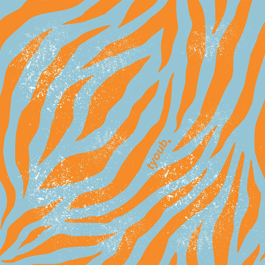 Tyoub Adjustable Reusable Swim Nappy and Wet Bag - Tiger Blue