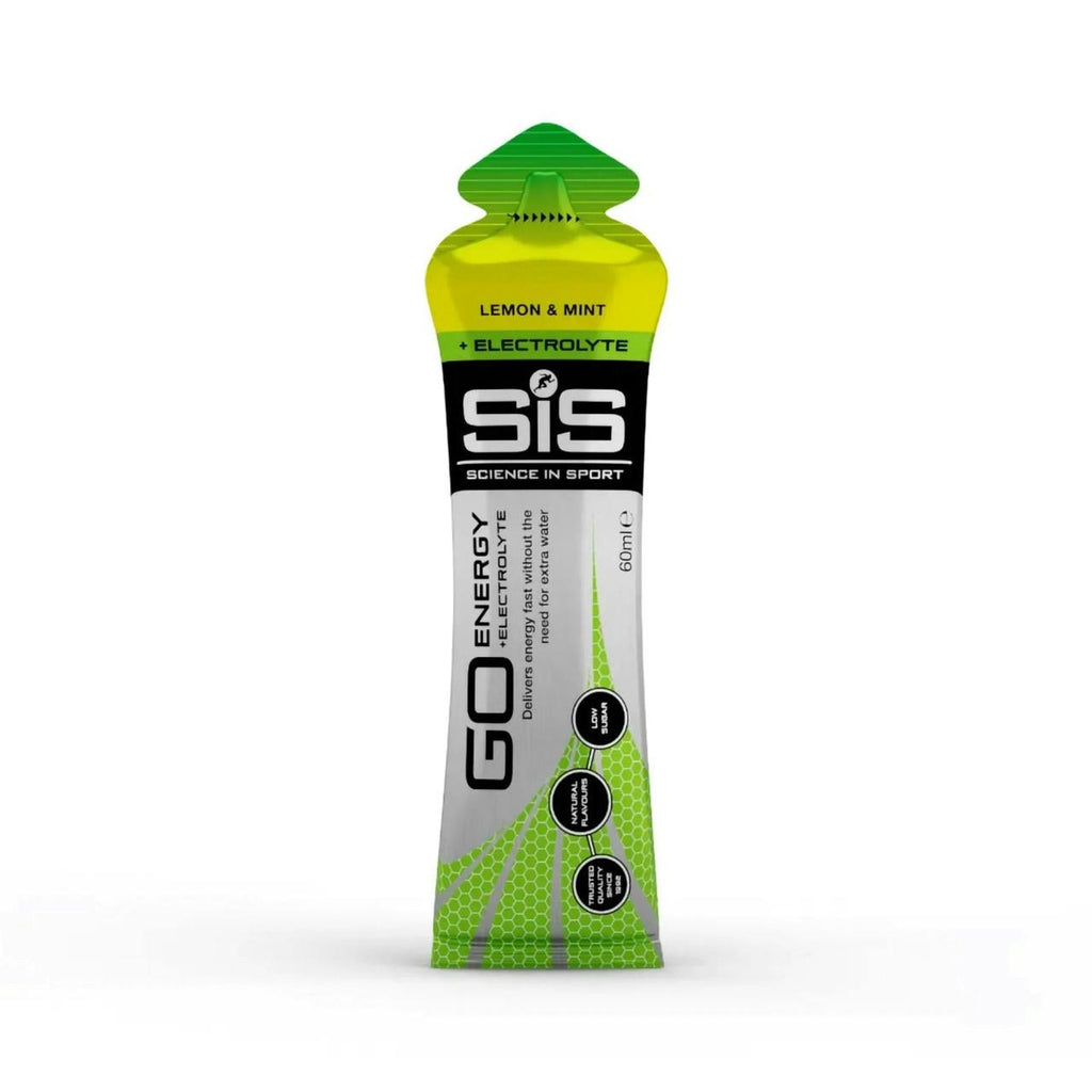GO Energy + Electrolyte Gel 60ml Lemon & Mint Single