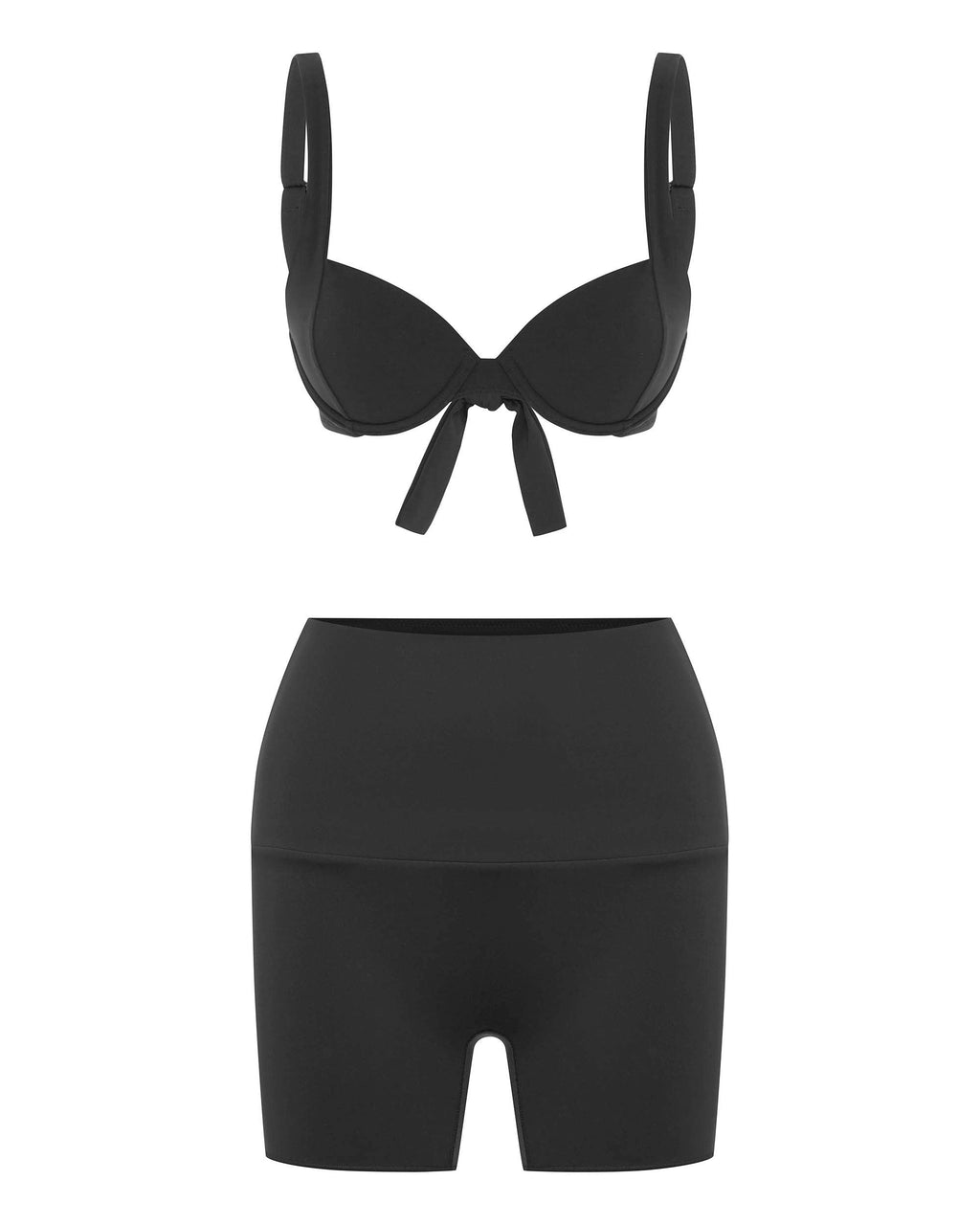 THE CONTOUR BOY SHORT - BLACK