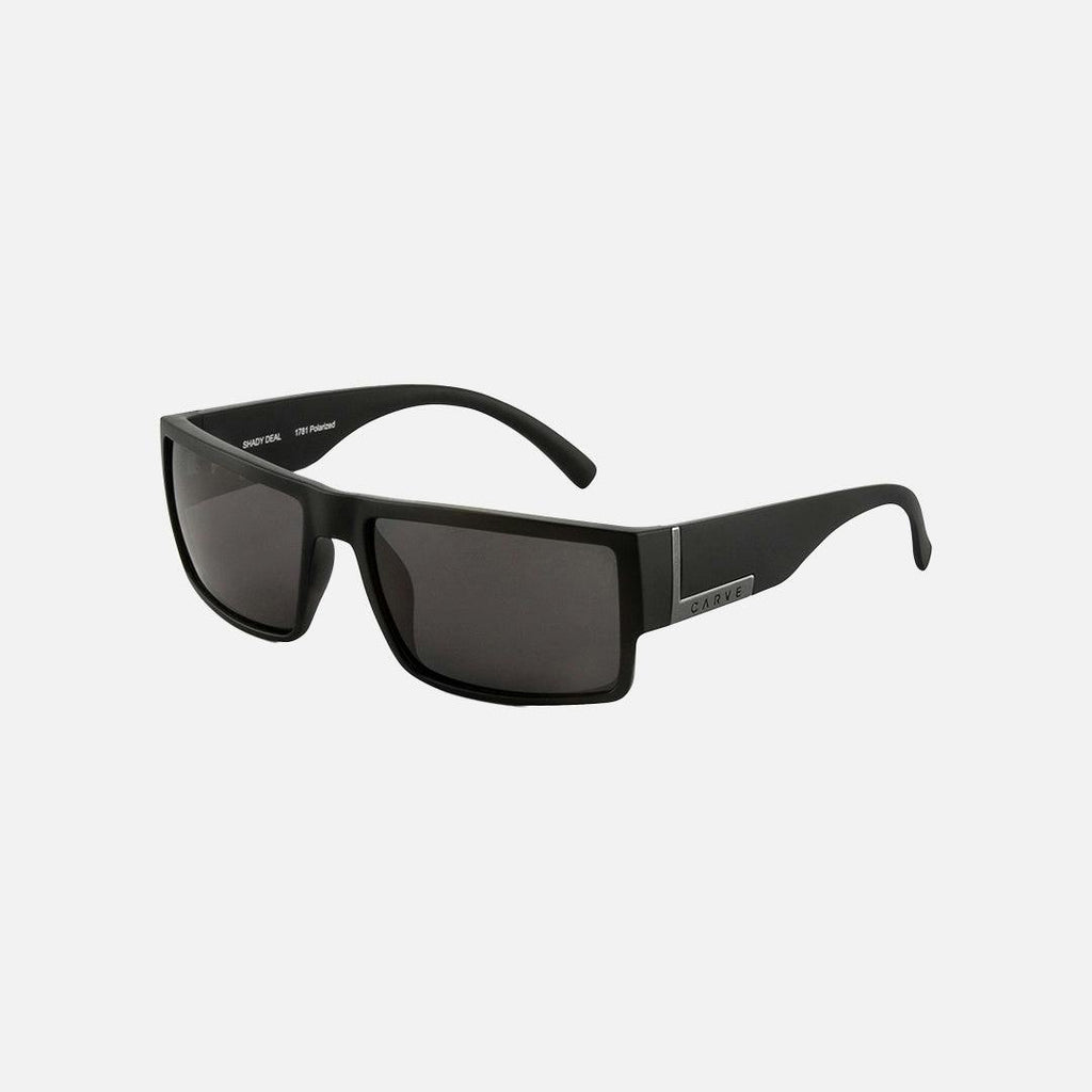 Shady Deal - Polarized Matt Black Frame Sunglasses