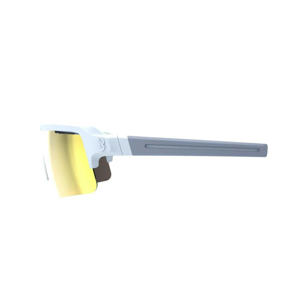 Fuse Sportglasses Matt White/Dark Grey Pc MLC Gold