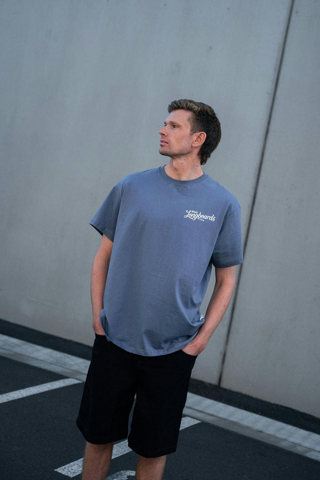 Mount Beach Party Tee - Denim