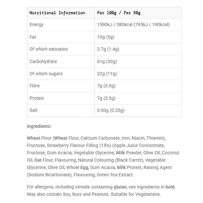 GO Energy Bake Bar 50g Strawberry Single