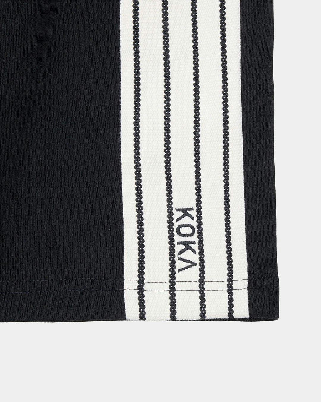 Premium Stripe Shorts // BLACK