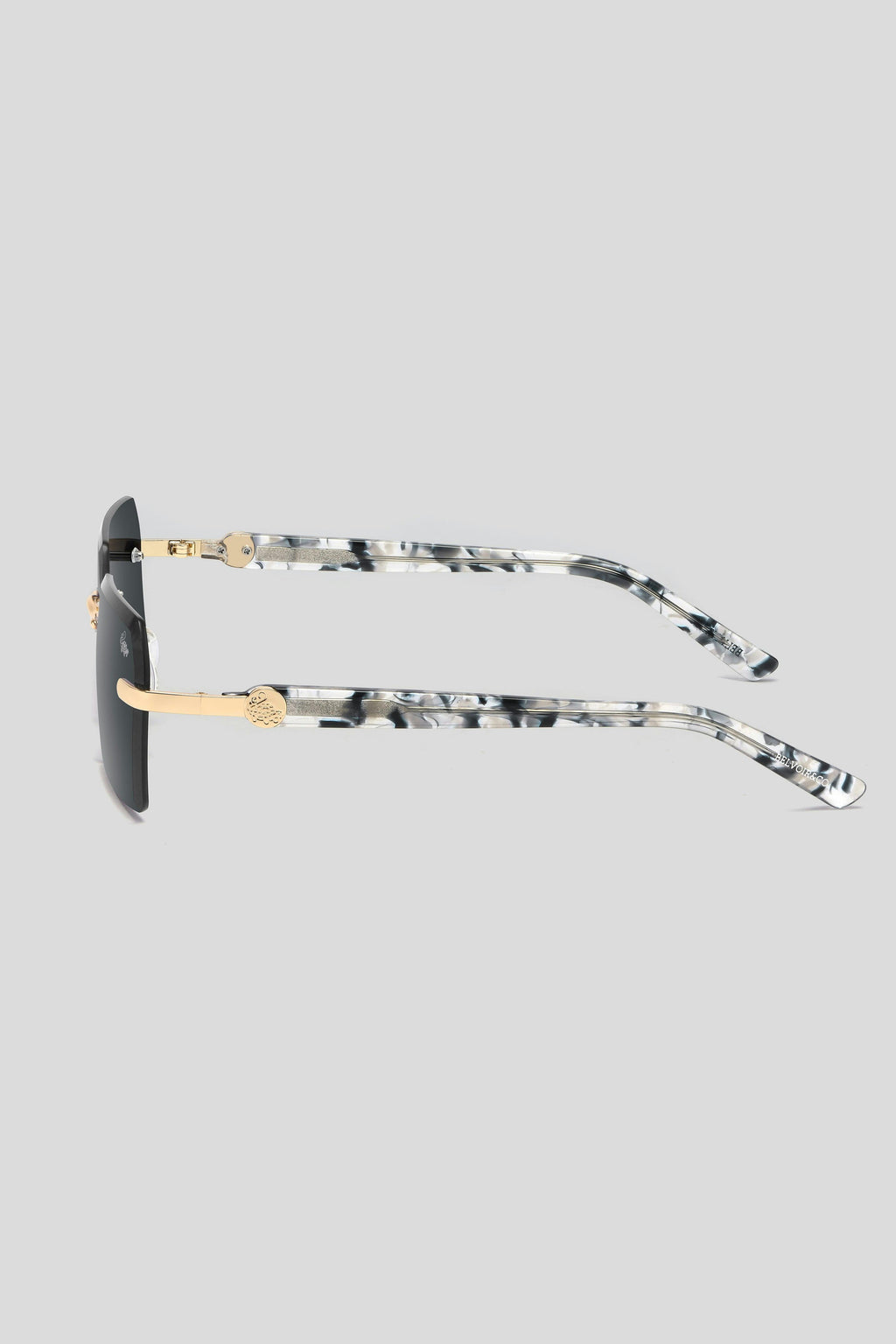 Kennedy White Marble Gold | Black