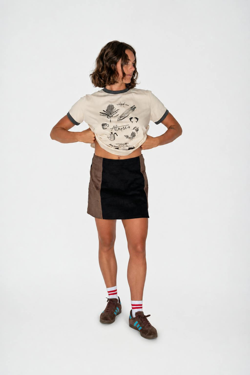 Mimosa Corduroy Mini Skirt