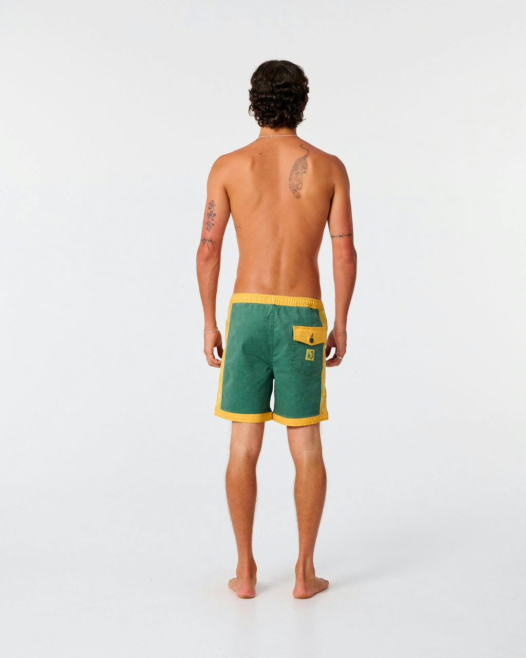 Hazed Mixed Tape Trunk - Dusty Green