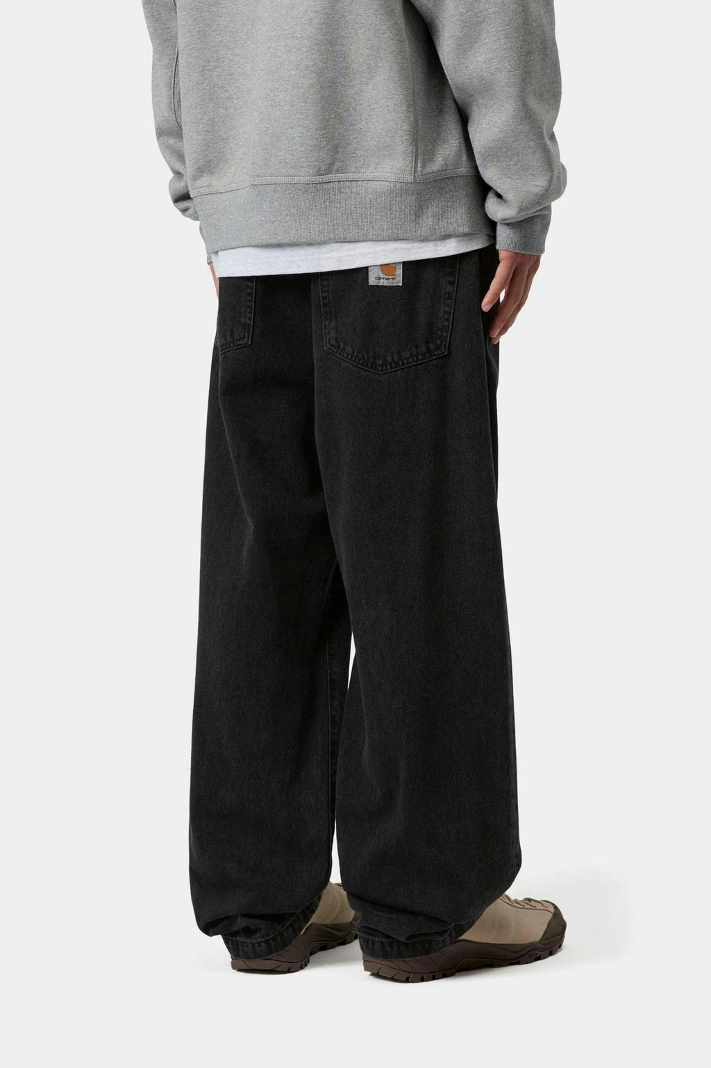 Carhartt WIP Landon Pant in Black Stone Washed
