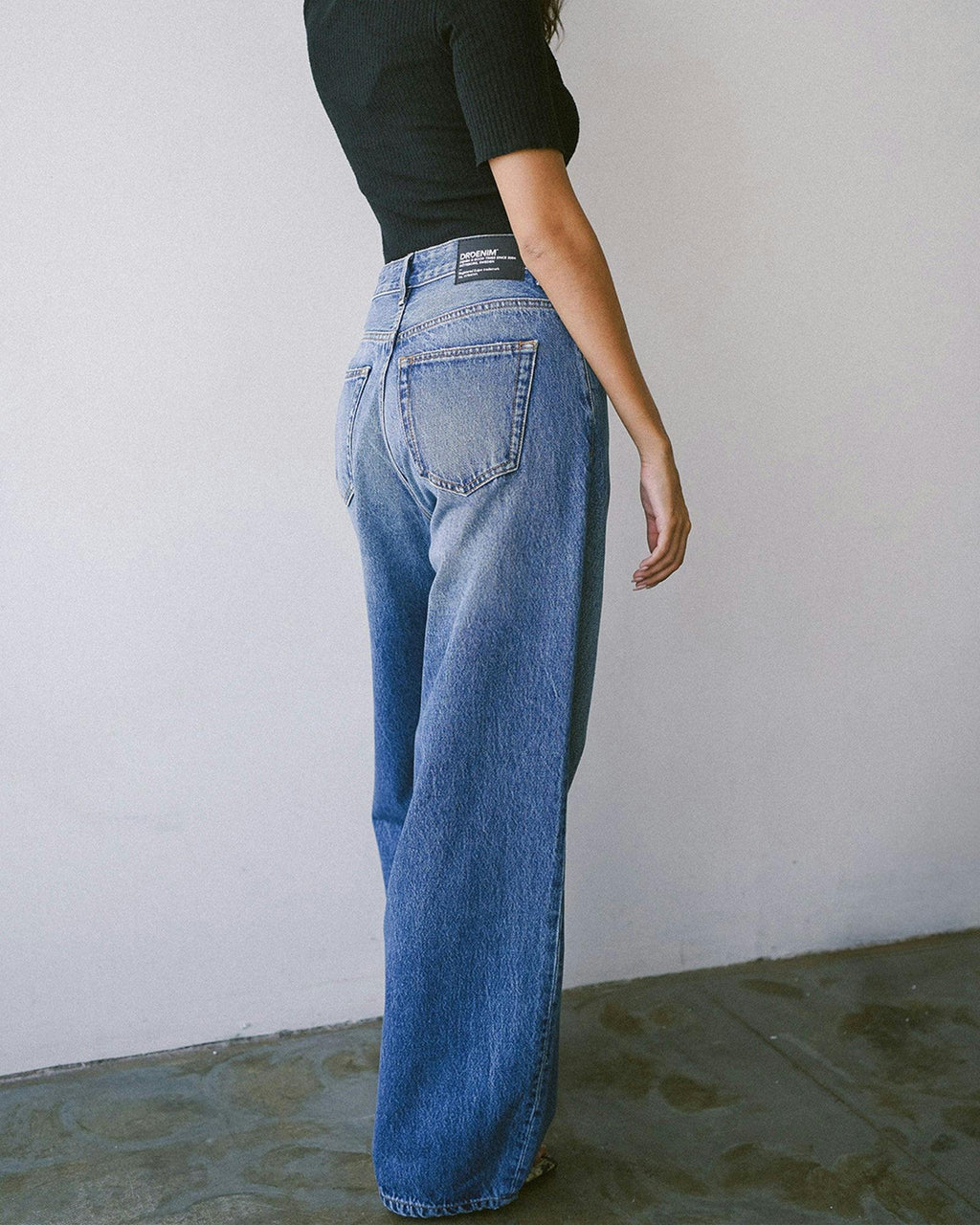 Donna High Relaxed Jeans - Stream Mid Used