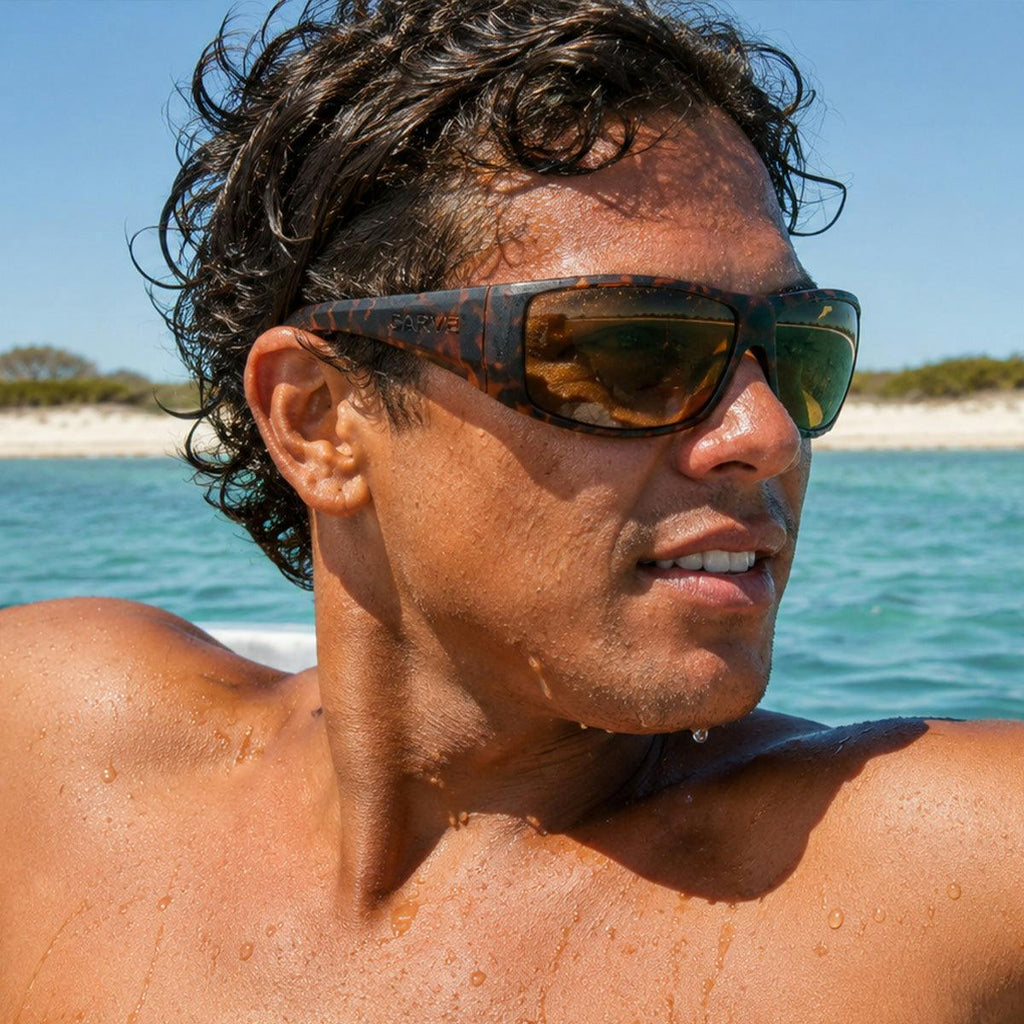 Wolfpak - Floating Matt Tort Frame with Grey Injected Polarized Hydrophobic Lens