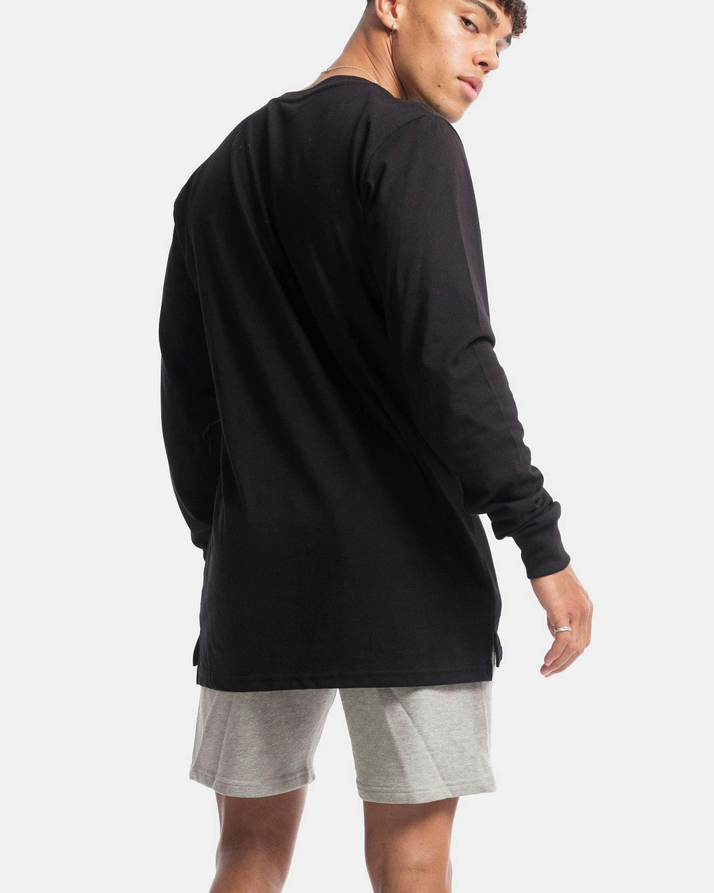 Palm Embroidery Long Sleeve Tee