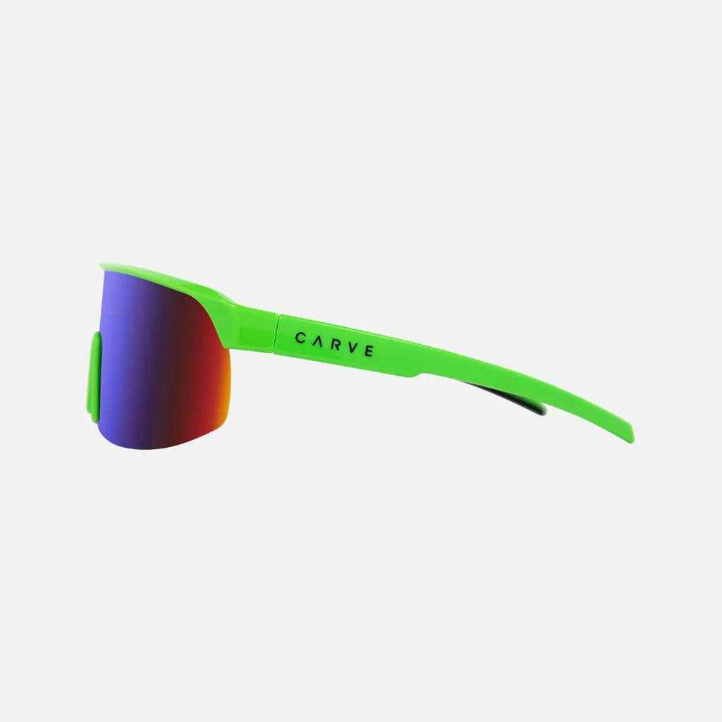 Velocity HD - Gloss Lime Frame, Rose Lens with Green Iridium