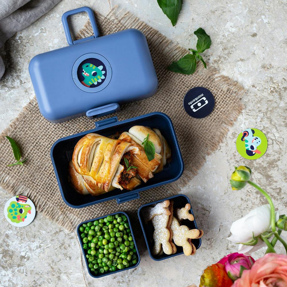 Monbento Mb Tresor Kids Bento Box - Blue Infinity