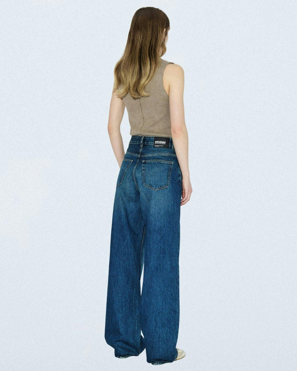 Donna High Relaxed Jeans - Stream Dark Fade Vintage