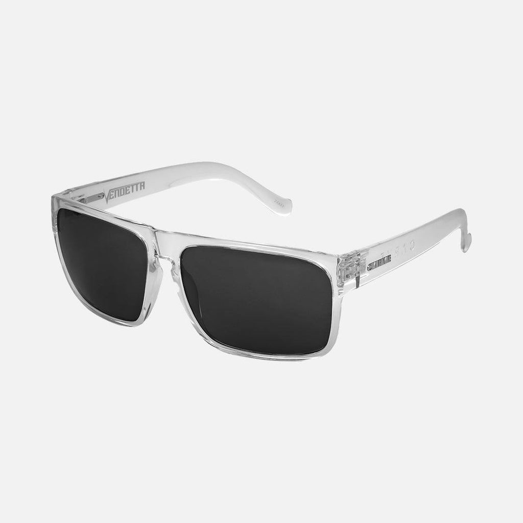 Vendetta - Gloss Crystal Clear Frame Grey Lens