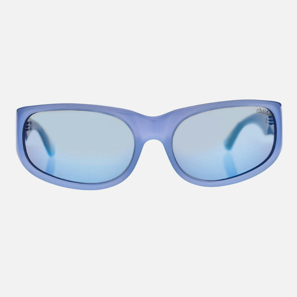 CYLINDER Pearl Sky Blue | Grey Polarised Blue Chrome Mirror Bio Lens