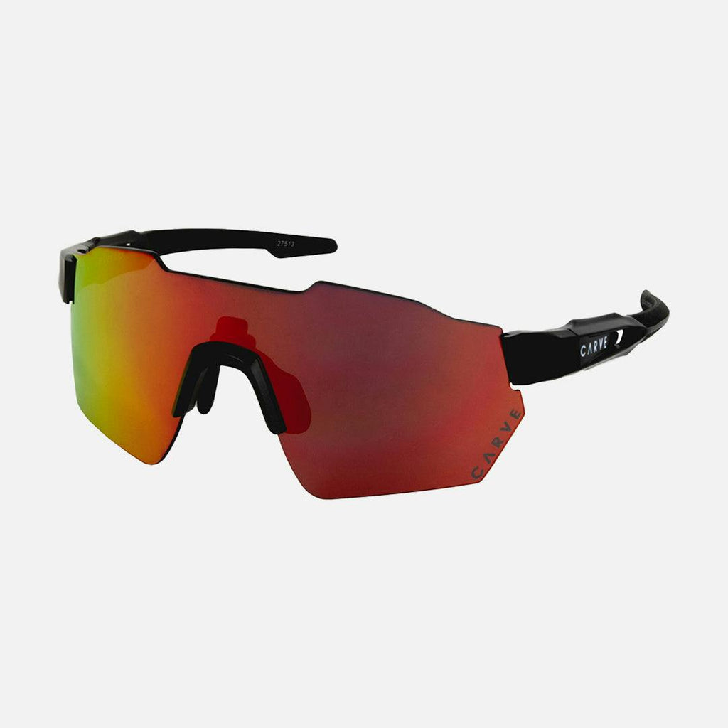 Level Up - Frame: Matte Black   Lens: Grey with External Red Iridium