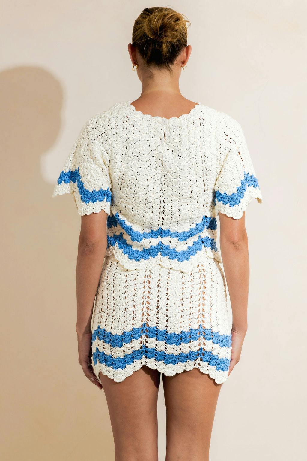 MONSOON CROCHET SKIRT - CREAM