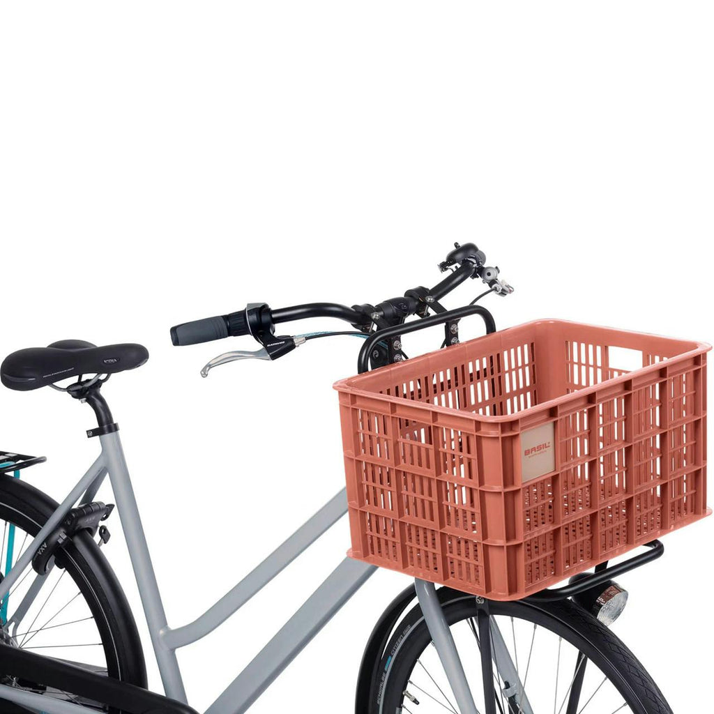 Bicycle Crate L 40L Recycled Synthetic Terra Red
