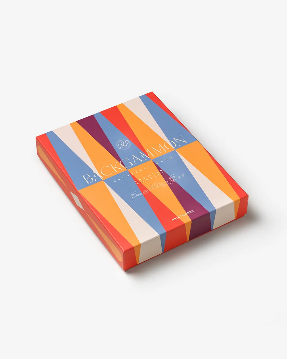 Printworks Lacquered Backgammon-Red