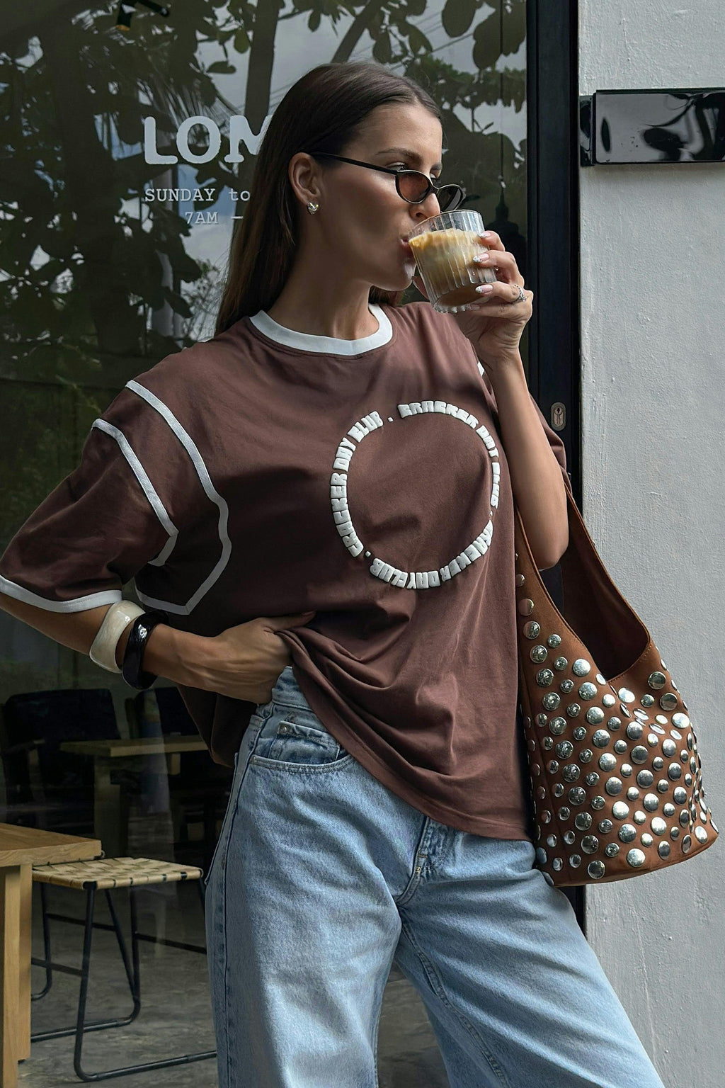 Racer Club Tee Shirt - Chocolate