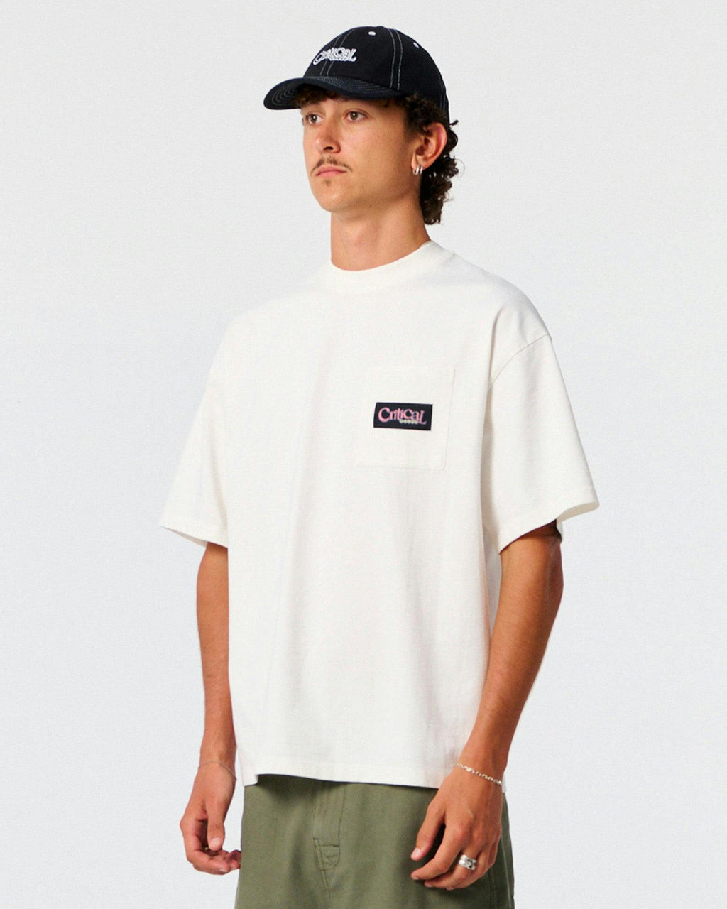 Jumbo Pocket Tee - Vintage White