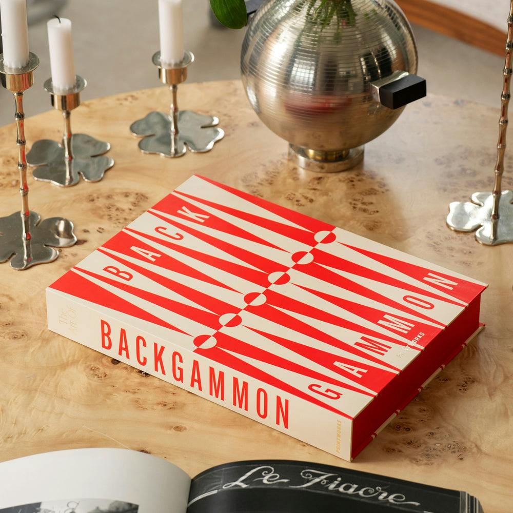 Printworks Classic Art of Backgammon-Red Cream