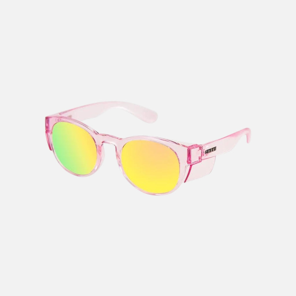 Chippy - Safety Crystal Pink Frame - Polarized Iridium Lens