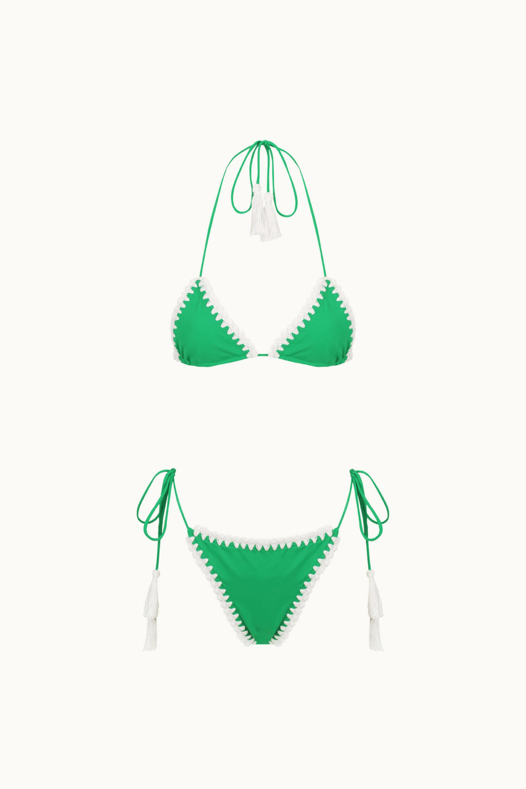 PEACHES CROCHET KINI BRIEF - MEADOW
