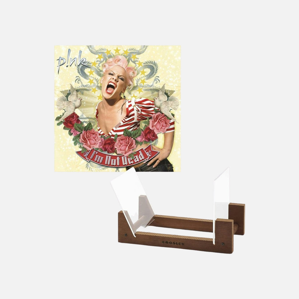 P!Nk I'm Not Dead Vinyl Album & Crosley Record Storage Display Stand