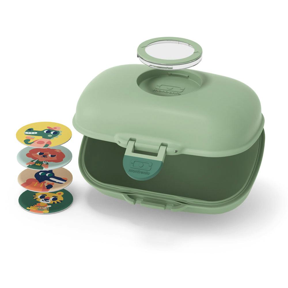 Monbento Mb Gram Kids Snack Box - Green Forest