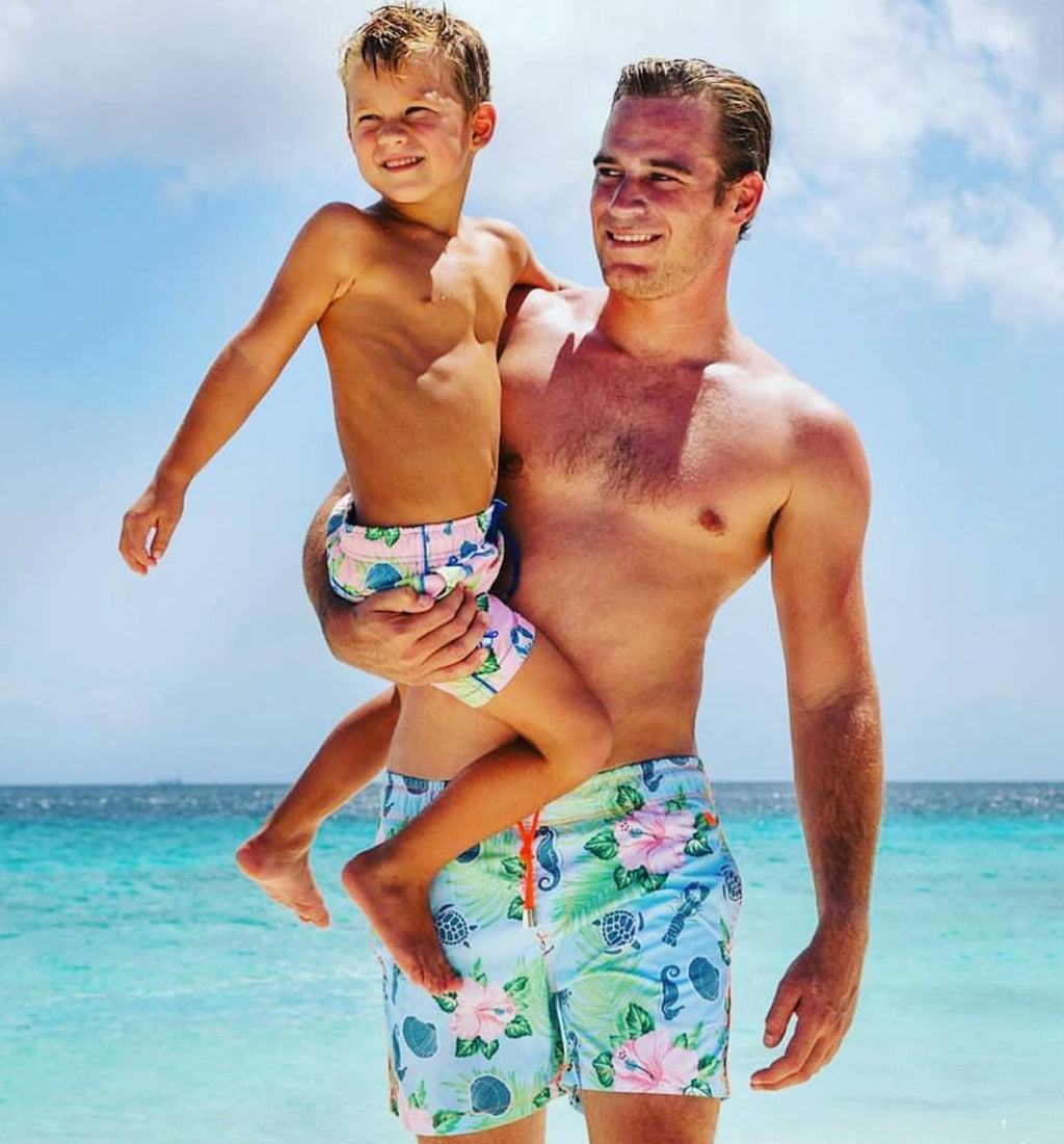 Fiji Swim Shorts Celeste Kids